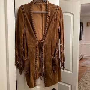 Sylvie Schimmel soft suede fringe jacket